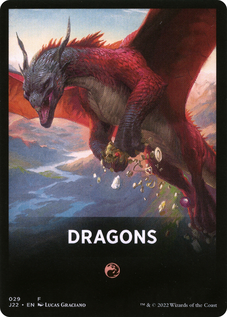 Dragons Theme Card [Jumpstart 2022 Front Cards] | Yard's Games Ltd