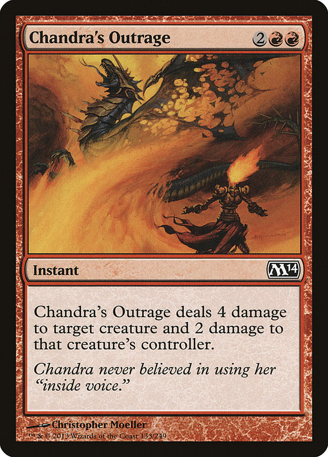 Chandra's Outrage [Magic 2014] | Yard's Games Ltd
