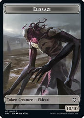 Servo // Eldrazi Double-Sided Token [The Brothers' War Commander Tokens] | Yard's Games Ltd