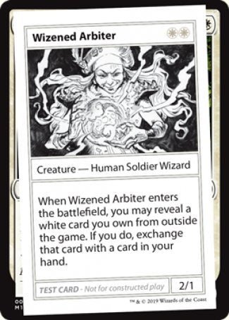 Wizened Arbiter (2021 Edition) [Mystery Booster Playtest Cards] | Yard's Games Ltd