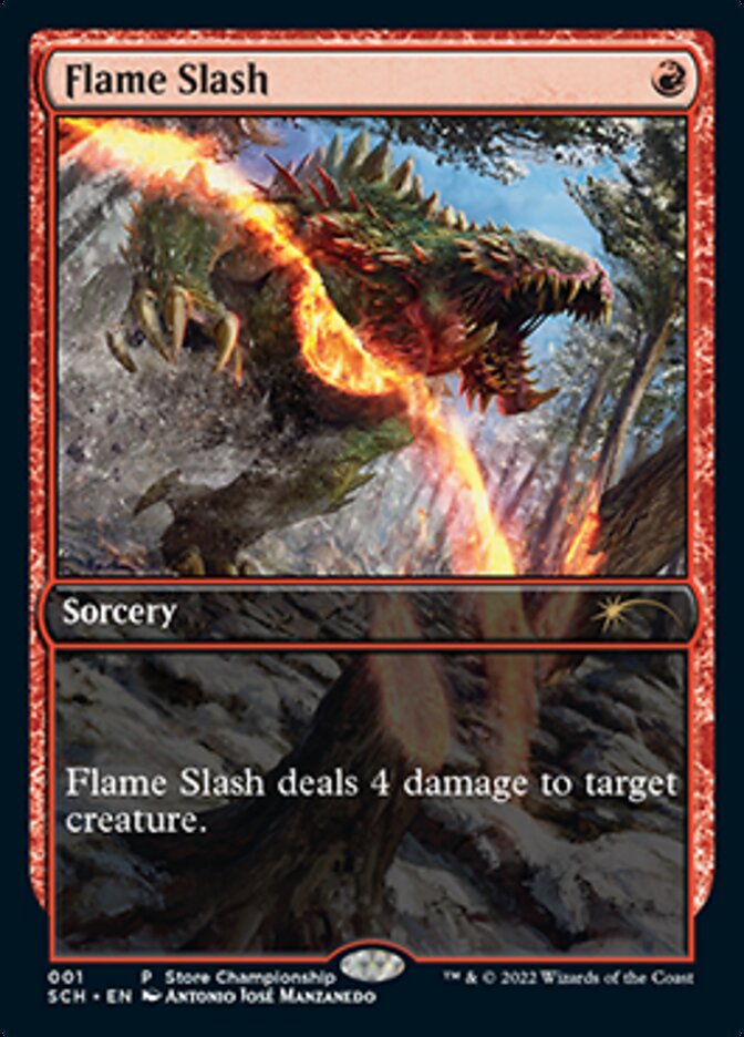 Flame Slash (Extended Art) [Store Championships 2022] | Yard's Games Ltd