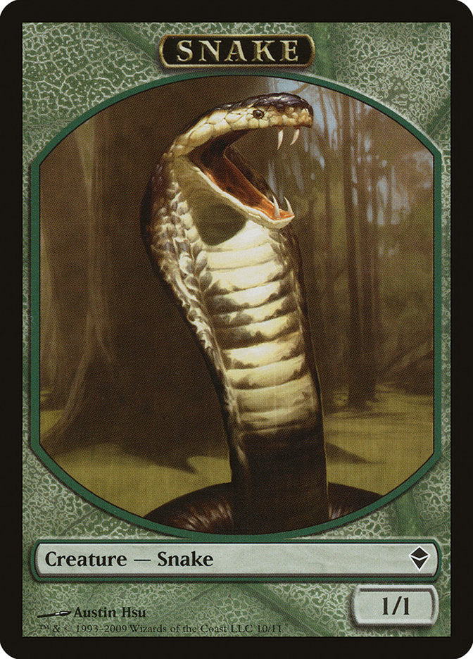 Snake Token [Zendikar Tokens] | Yard's Games Ltd