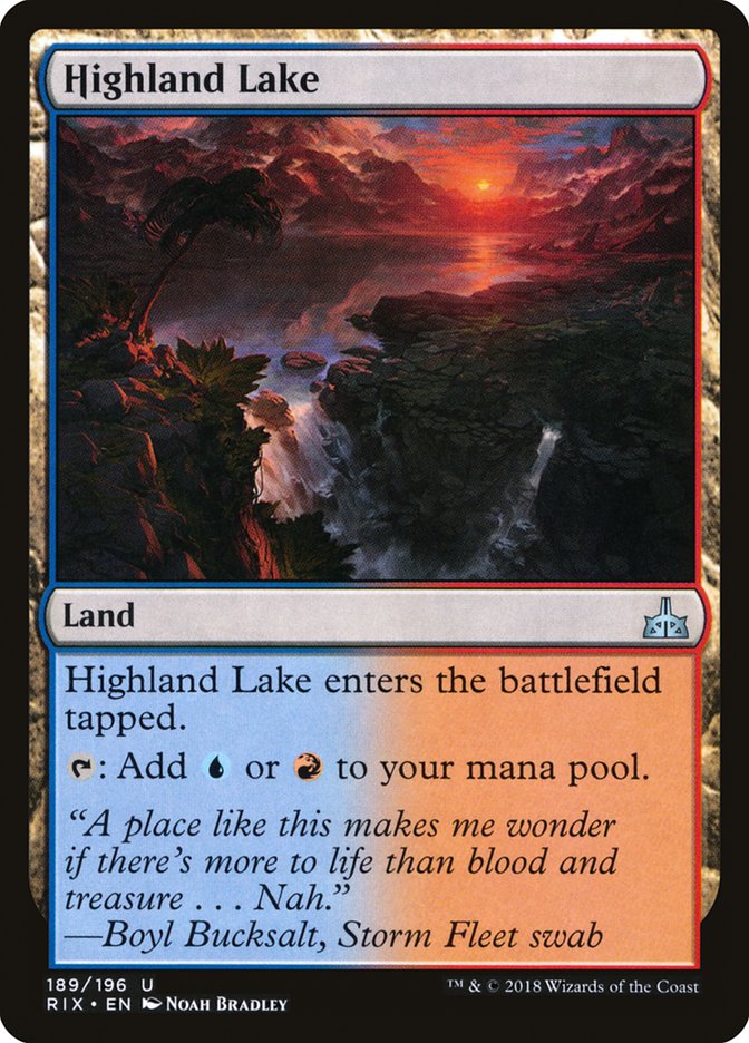 Highland Lake [Rivals of Ixalan] | Yard's Games Ltd