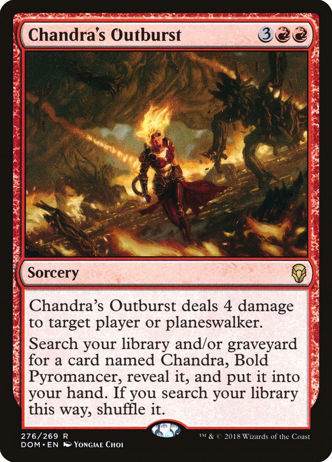 Chandra's Outburst [Dominaria] | Yard's Games Ltd