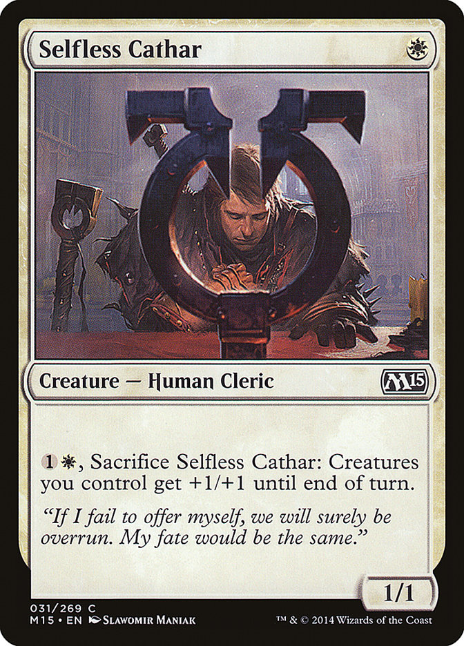 Selfless Cathar [Magic 2015] | Yard's Games Ltd