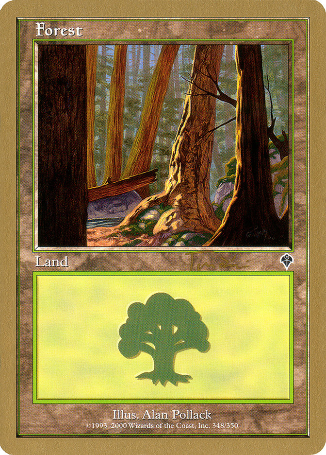 Forest (jt348a) (Jan Tomcani) [World Championship Decks 2001] | Yard's Games Ltd