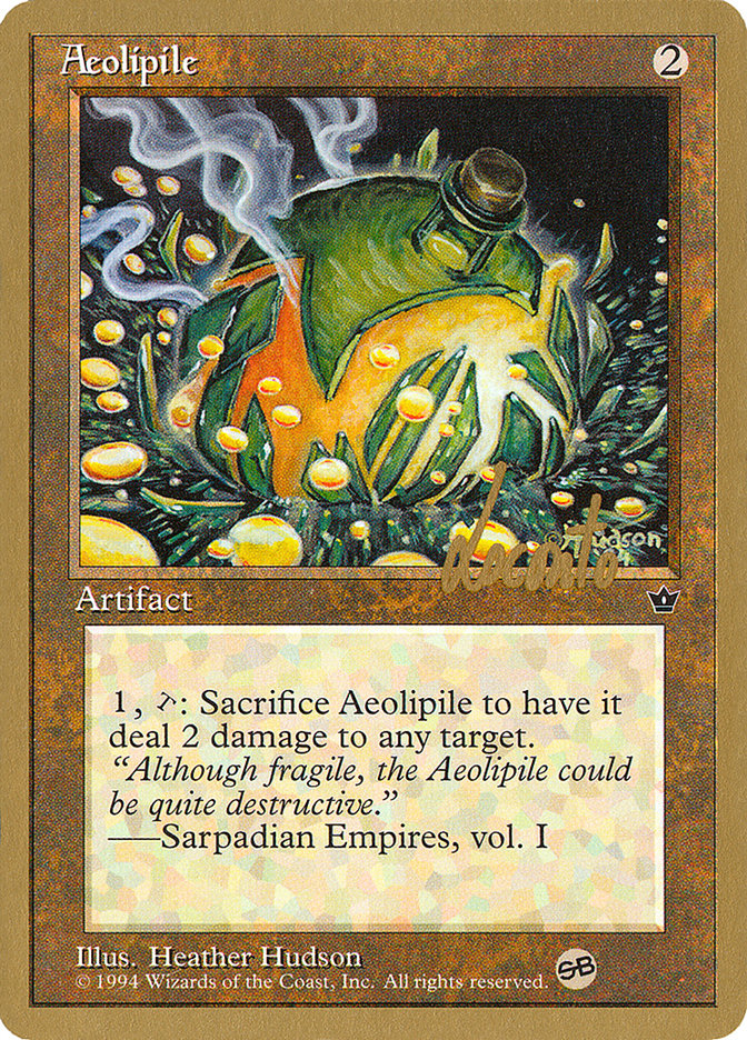 Aeolipile (Michael Loconto) (SB) [Pro Tour Collector Set] | Yard's Games Ltd