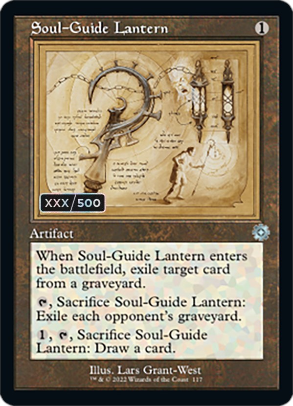 Soul-Guide Lantern (Retro Schematic) (Serialized) [The Brothers' War Retro Artifacts] | Yard's Games Ltd