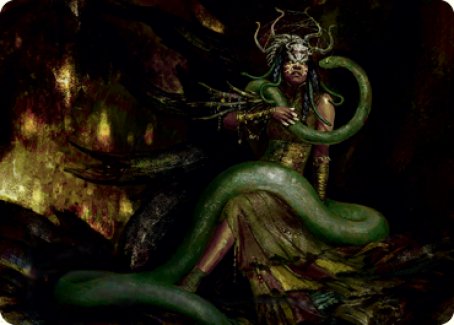 Saryth, the Viper's Fang Art Card [Innistrad: Midnight Hunt Art Series] | Yard's Games Ltd