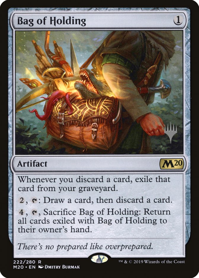 Bag of Holding (Promo Pack) [Core Set 2020 Promos] | Yard's Games Ltd