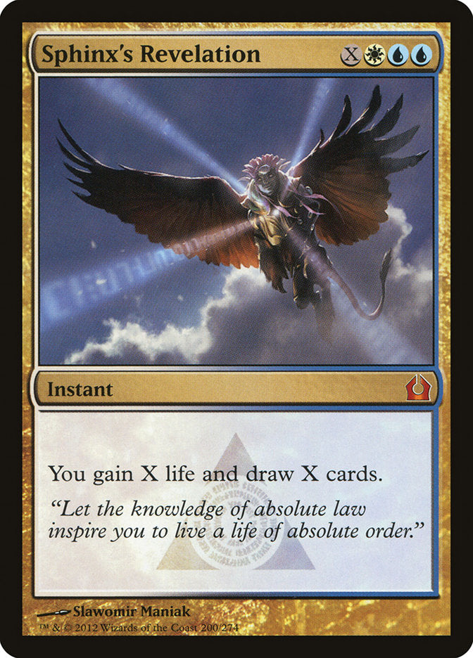 Sphinx's Revelation [Return to Ravnica] | Yard's Games Ltd