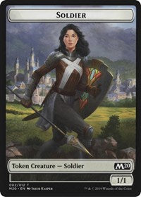 Soldier // Zombie Double-Sided Token [Game Night 2019 Tokens] | Yard's Games Ltd