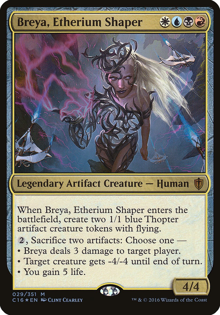 Breya, Etherium Shaper (Oversized) [Commander 2016 Oversized] | Yard's Games Ltd