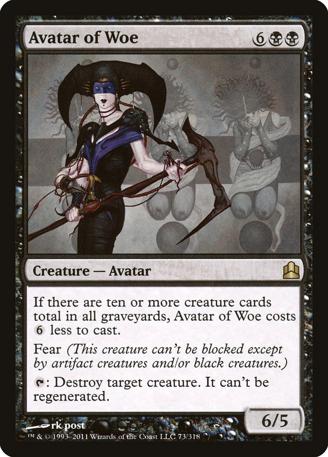 Avatar of Woe [Commander 2011] | Yard's Games Ltd