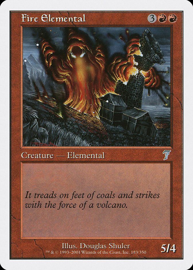 Fire Elemental [Seventh Edition] | Yard's Games Ltd