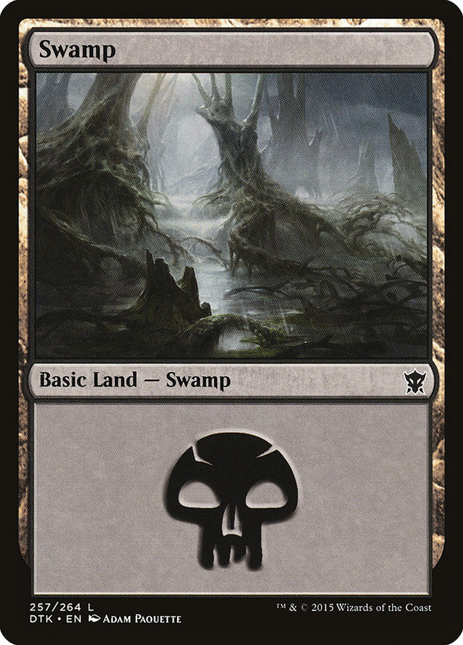 Swamp (257) [Dragons of Tarkir] | Yard's Games Ltd