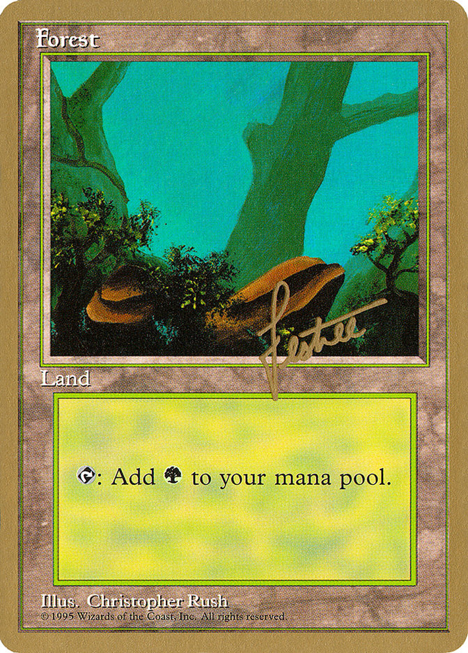 Forest (bl378) (Bertrand Lestree) [Pro Tour Collector Set] | Yard's Games Ltd