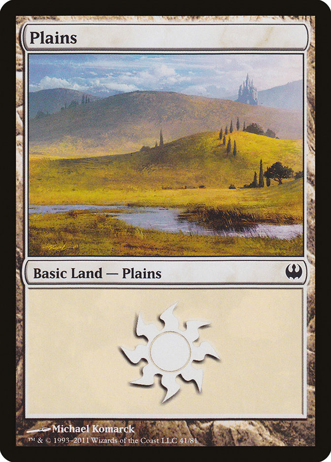 Plains (41) [Duel Decks: Knights vs. Dragons] | Yard's Games Ltd