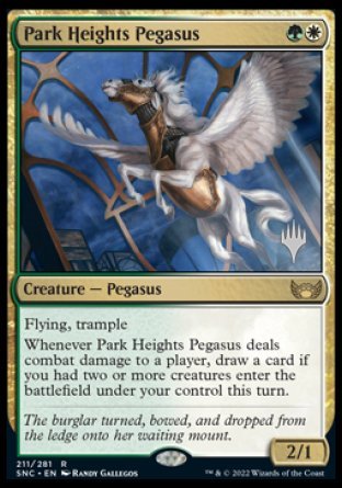 Park Heights Pegasus (Promo Pack) [Streets of New Capenna Promos] | Yard's Games Ltd