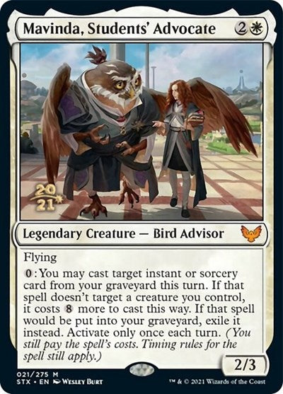 Mavinda, Students' Advocate [Strixhaven: School of Mages Prerelease Promos] | Yard's Games Ltd