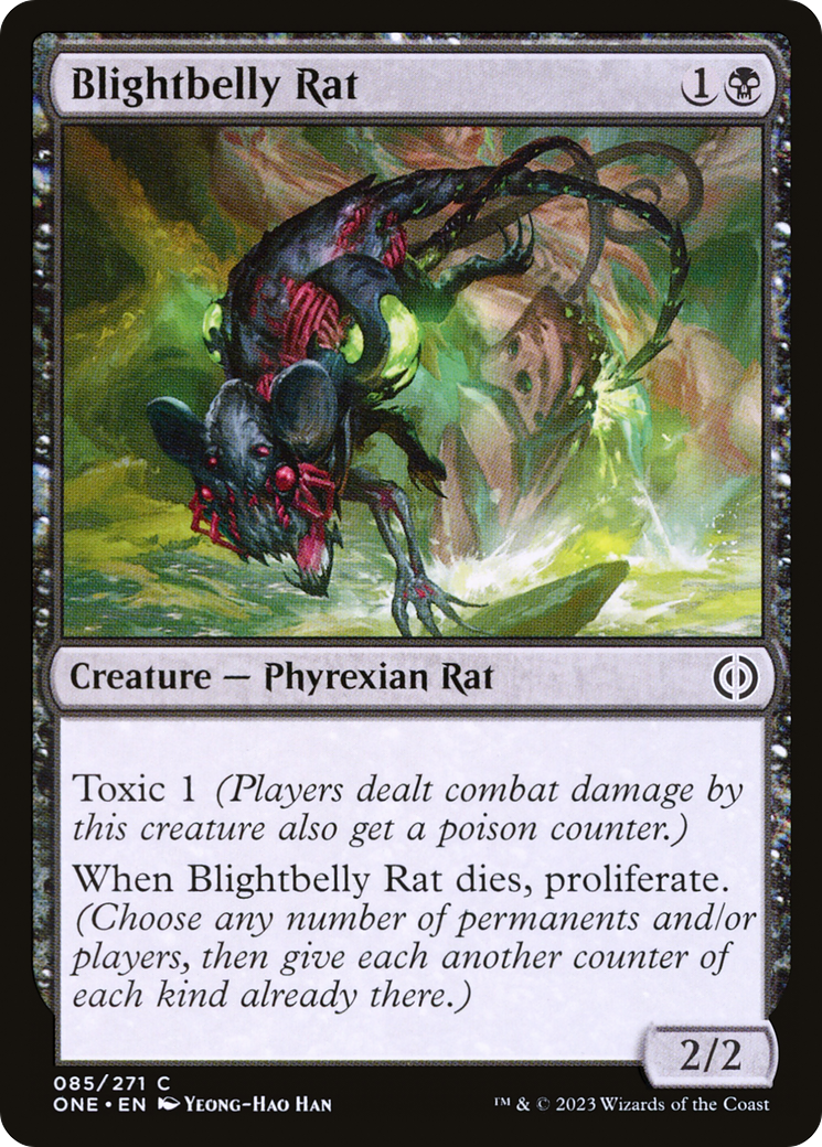 Blightbelly Rat [Phyrexia: All Will Be One] | Yard's Games Ltd