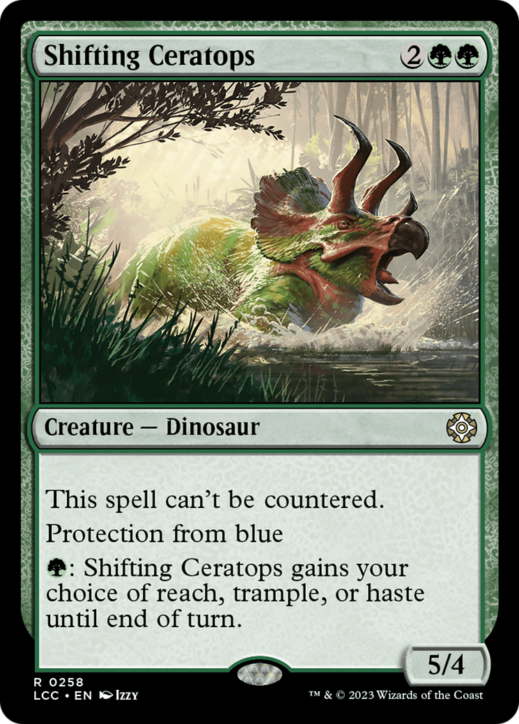 Shifting Ceratops [The Lost Caverns of Ixalan Commander] | Yard's Games Ltd