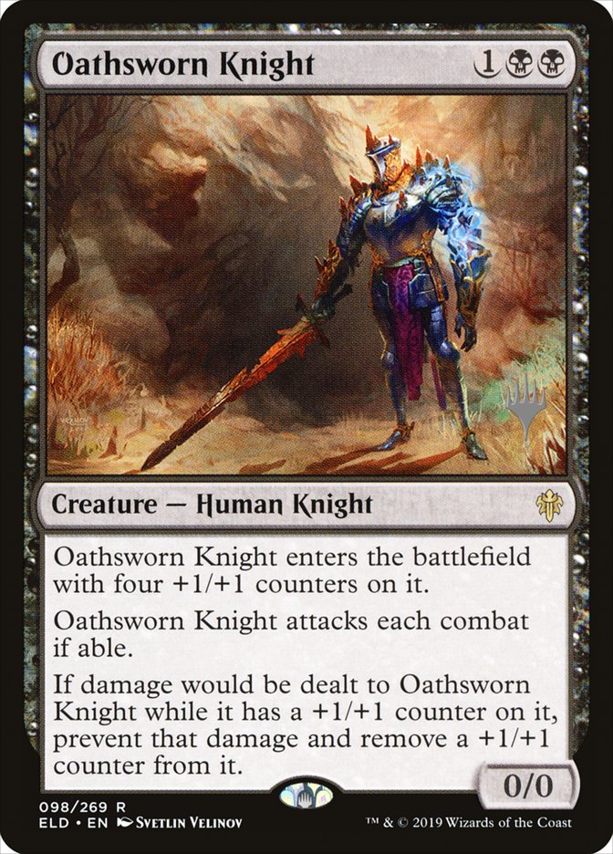 Oathsworn Knight (Promo Pack) [Throne of Eldraine Promos] | Yard's Games Ltd