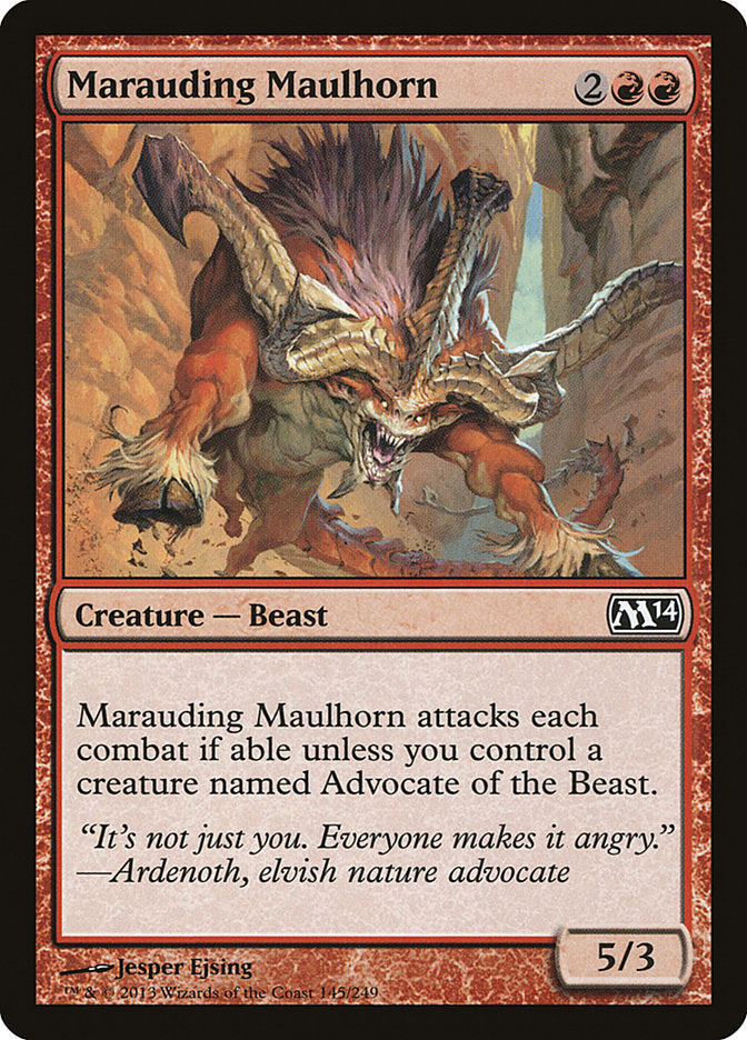 Marauding Maulhorn [Magic 2014] | Yard's Games Ltd