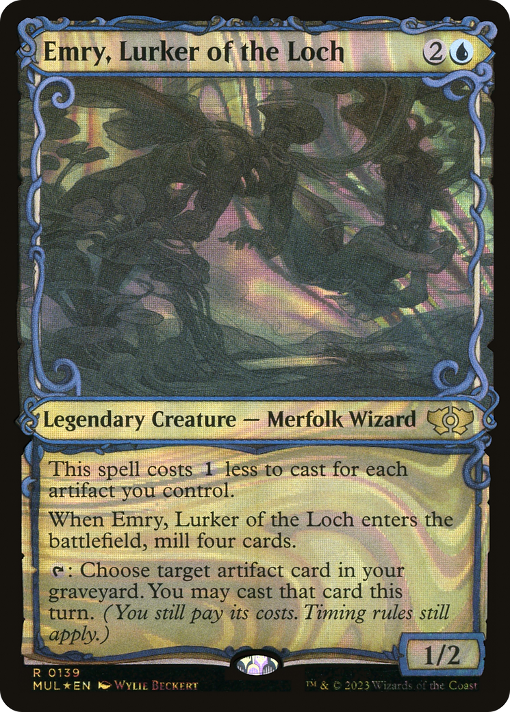 Emry, Lurker of the Loch (Halo Foil) [Multiverse Legends] | Yard's Games Ltd