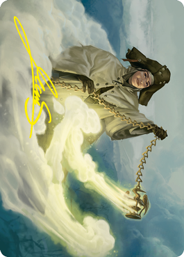 Traveling Minister Art Card (Gold-Stamped Signature) [Innistrad: Crimson Vow Art Series] | Yard's Games Ltd