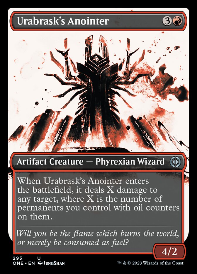 Urabrask's Anointer (Showcase Ichor) [Phyrexia: All Will Be One] | Yard's Games Ltd