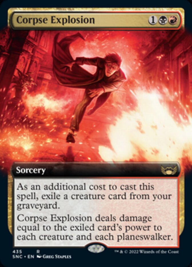 Corpse Explosion (Extended Art) [Streets of New Capenna] | Yard's Games Ltd