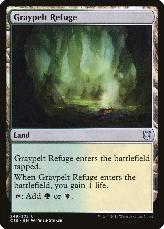 Graypelt Refuge [Commander 2019] | Yard's Games Ltd