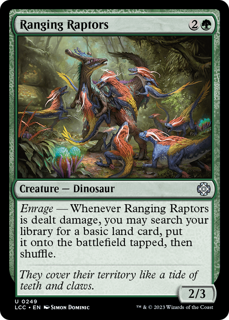 Ranging Raptors [The Lost Caverns of Ixalan Commander] | Yard's Games Ltd