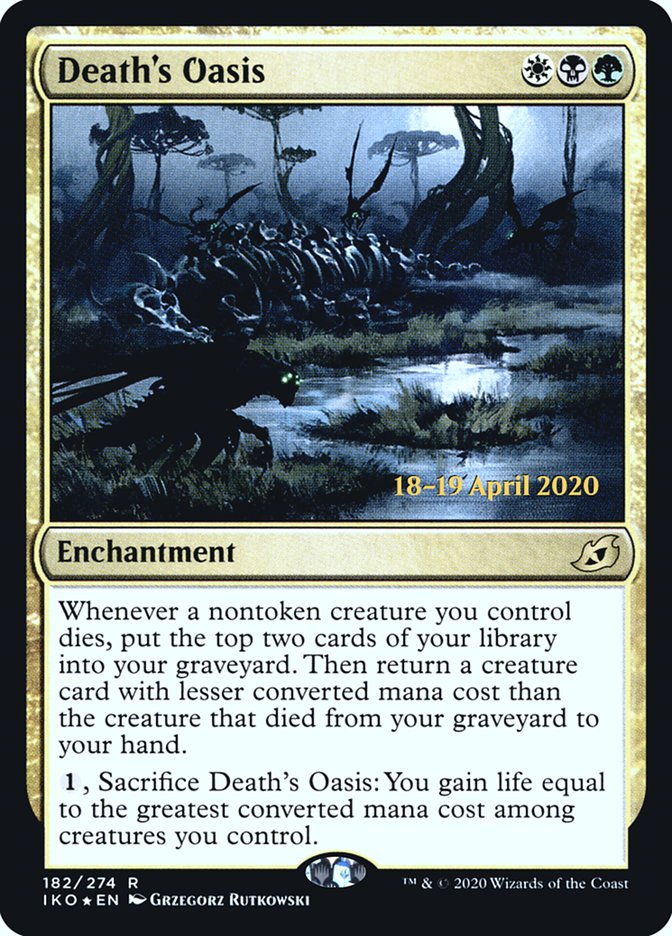 Death's Oasis [Ikoria: Lair of Behemoths Prerelease Promos] | Yard's Games Ltd