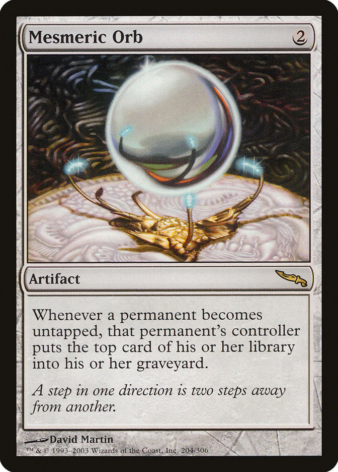 Mesmeric Orb [Mirrodin] | Yard's Games Ltd