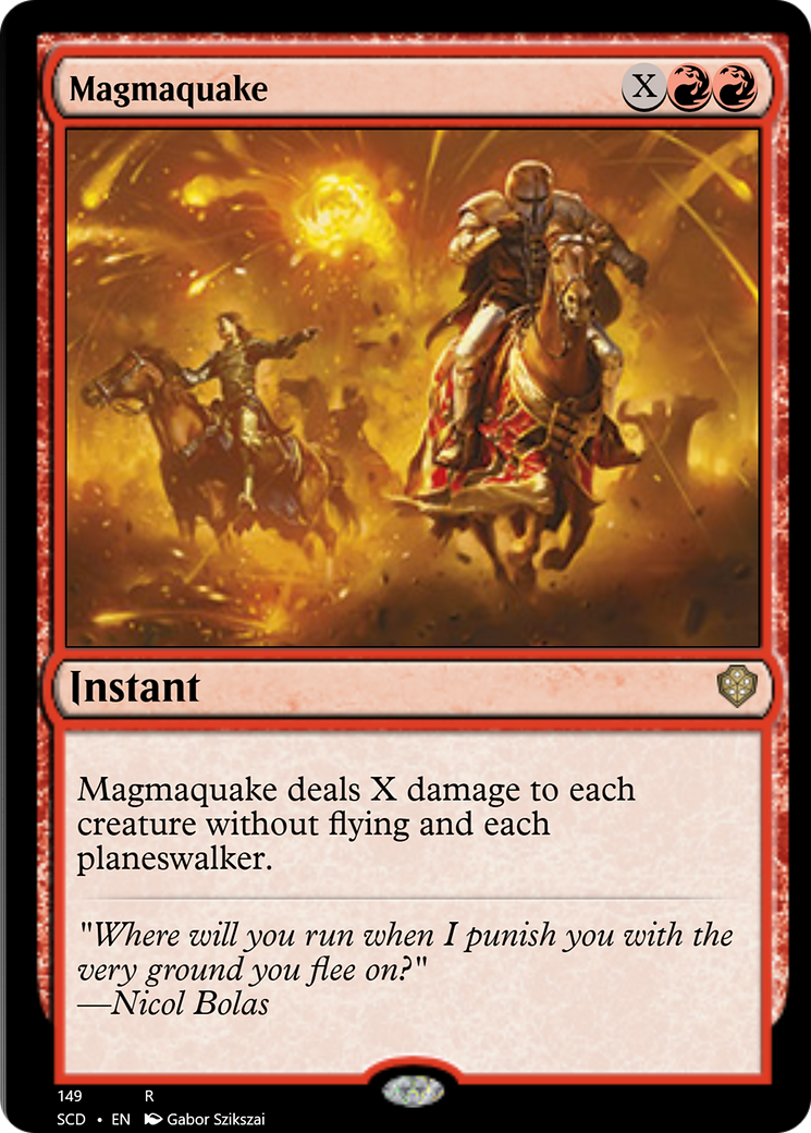 Magmaquake [Starter Commander Decks] | Yard's Games Ltd