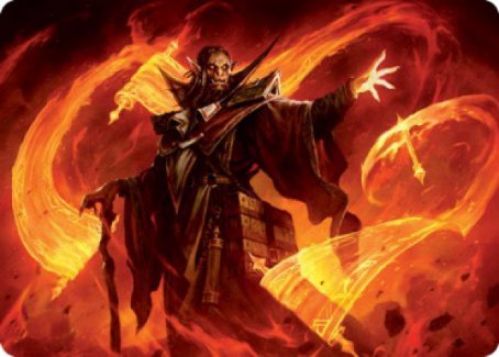 Plargg, Dean of Chaos Art Card [Strixhaven: School of Mages Art Series] | Yard's Games Ltd