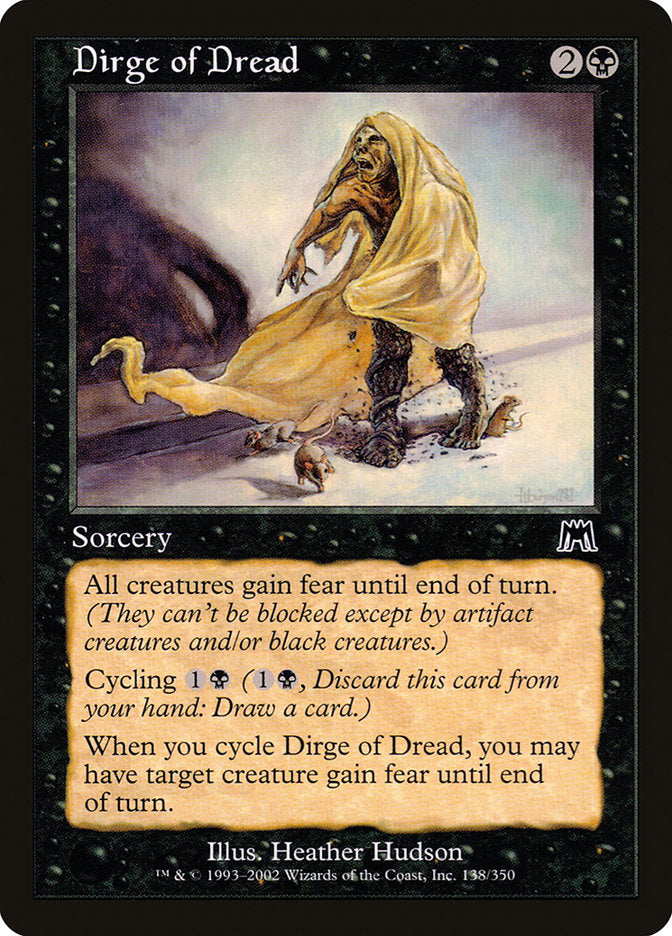 Dirge of Dread [Onslaught] | Yard's Games Ltd