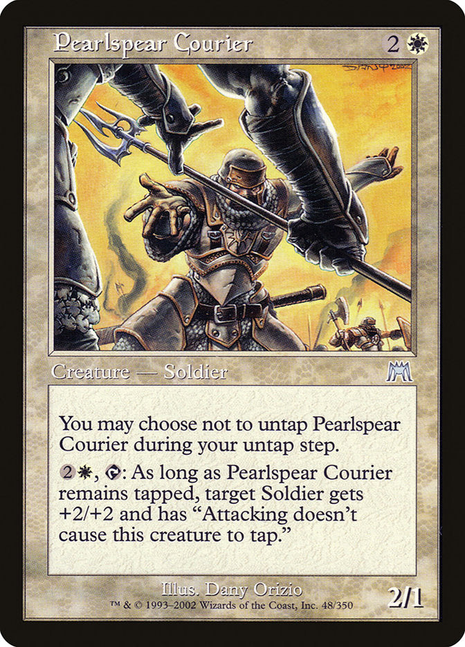 Pearlspear Courier [Onslaught] | Yard's Games Ltd