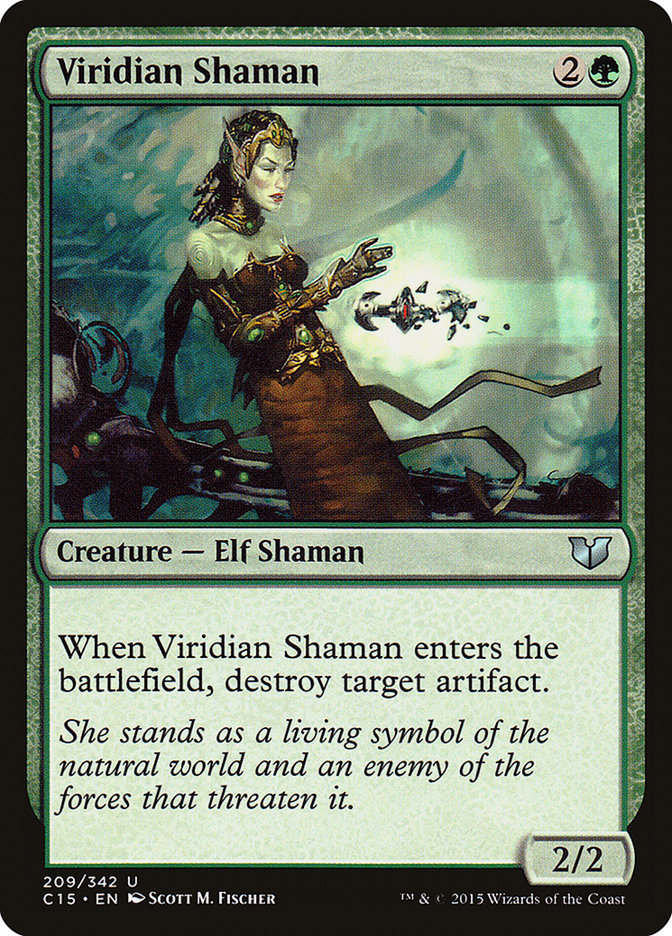 Viridian Shaman [Commander 2015] | Yard's Games Ltd