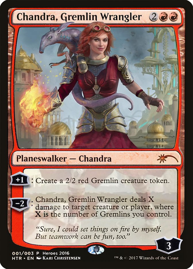 Chandra, Gremlin Wrangler [Heroes of the Realm] | Yard's Games Ltd