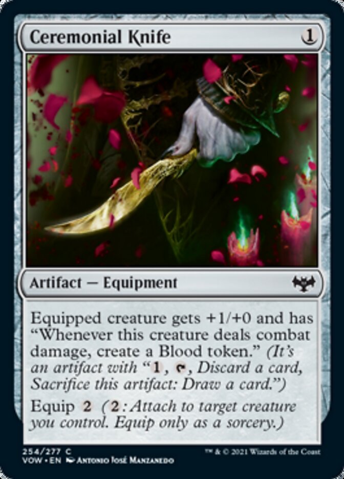 Ceremonial Knife [Innistrad: Crimson Vow] | Yard's Games Ltd