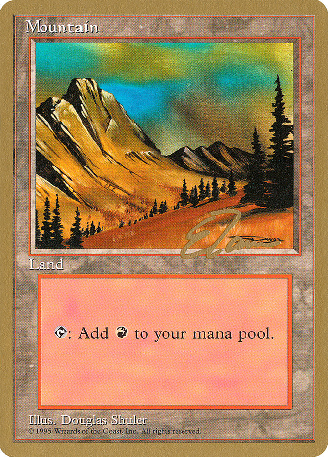 Mountain (et375) (Eric Tam) [Pro Tour Collector Set] | Yard's Games Ltd