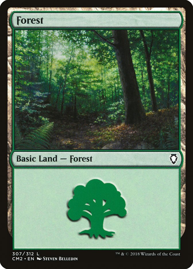 Forest (307) [Commander Anthology Volume II] | Yard's Games Ltd