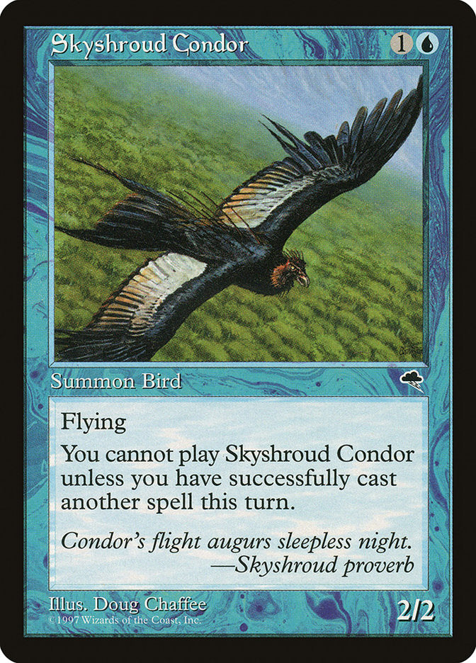 Skyshroud Condor [Tempest] | Yard's Games Ltd