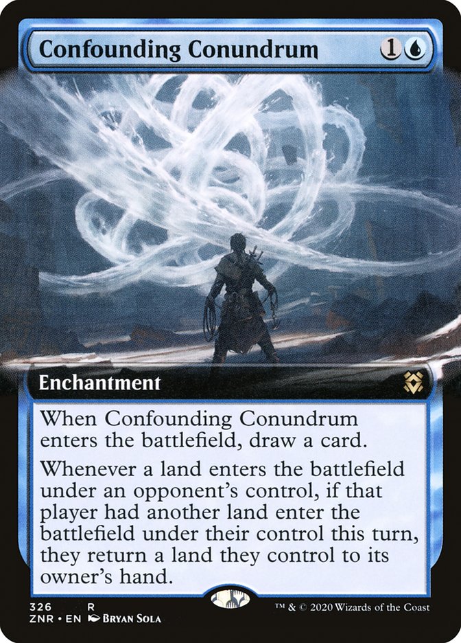 Confounding Conundrum (Extended Art) [Zendikar Rising] | Yard's Games Ltd