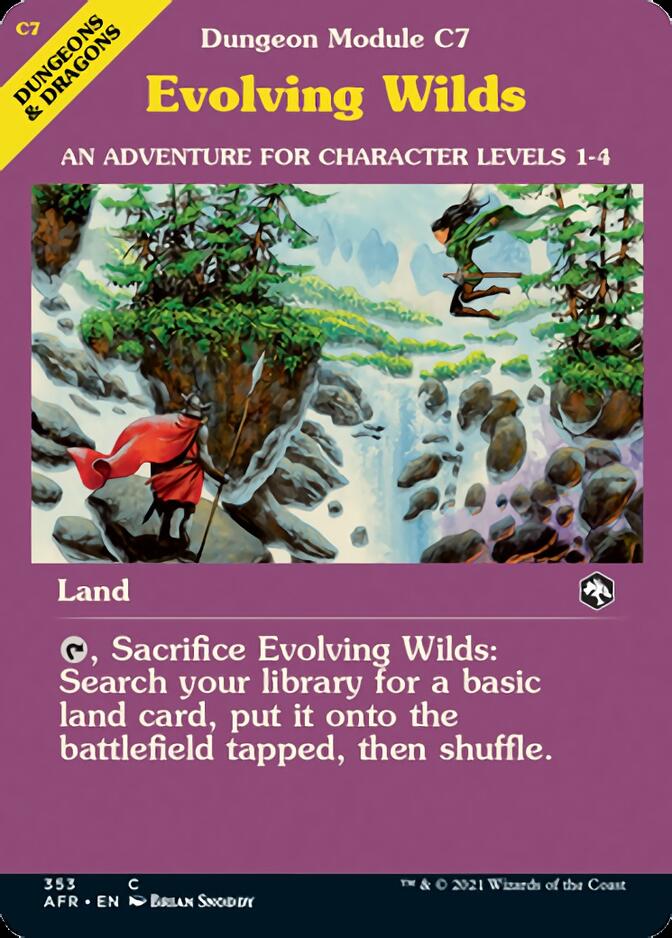 Evolving Wilds (Dungeon Module) [Dungeons & Dragons: Adventures in the Forgotten Realms] | Yard's Games Ltd