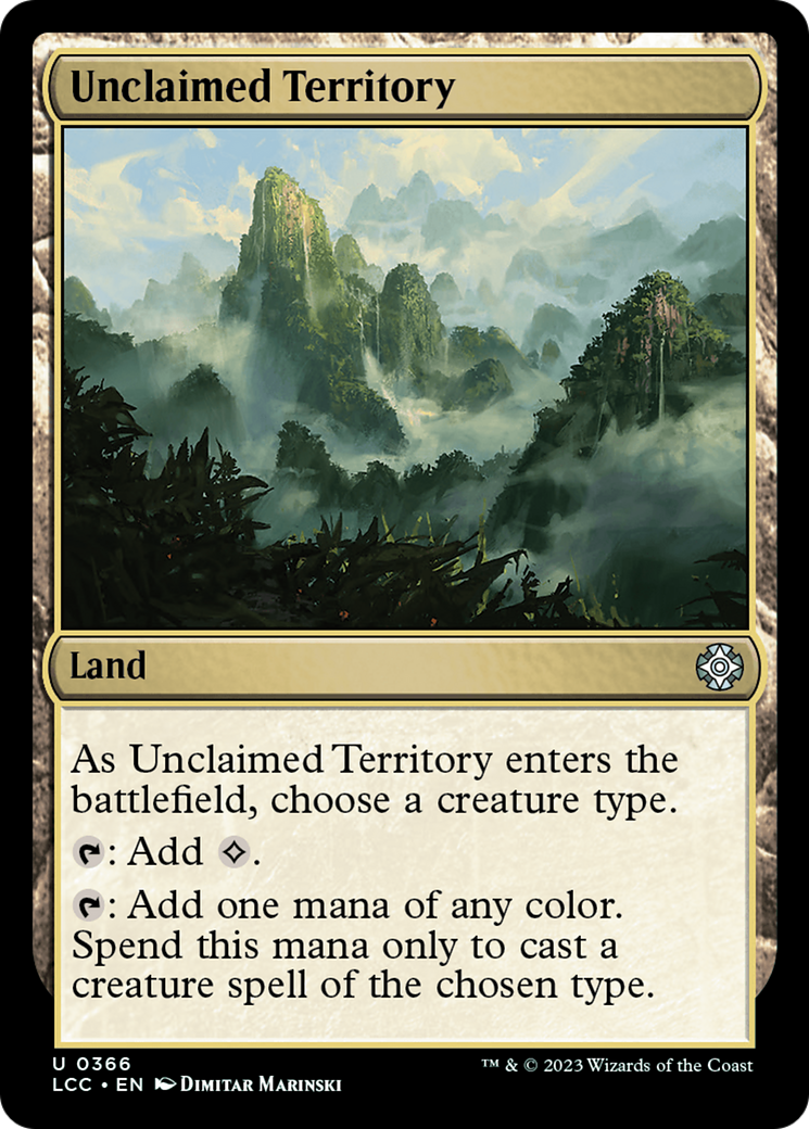 Unclaimed Territory [The Lost Caverns of Ixalan Commander] | Yard's Games Ltd