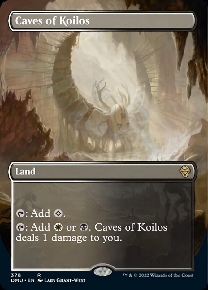 Caves of Koilos (Borderless Alternate Art) [Dominaria United] | Yard's Games Ltd